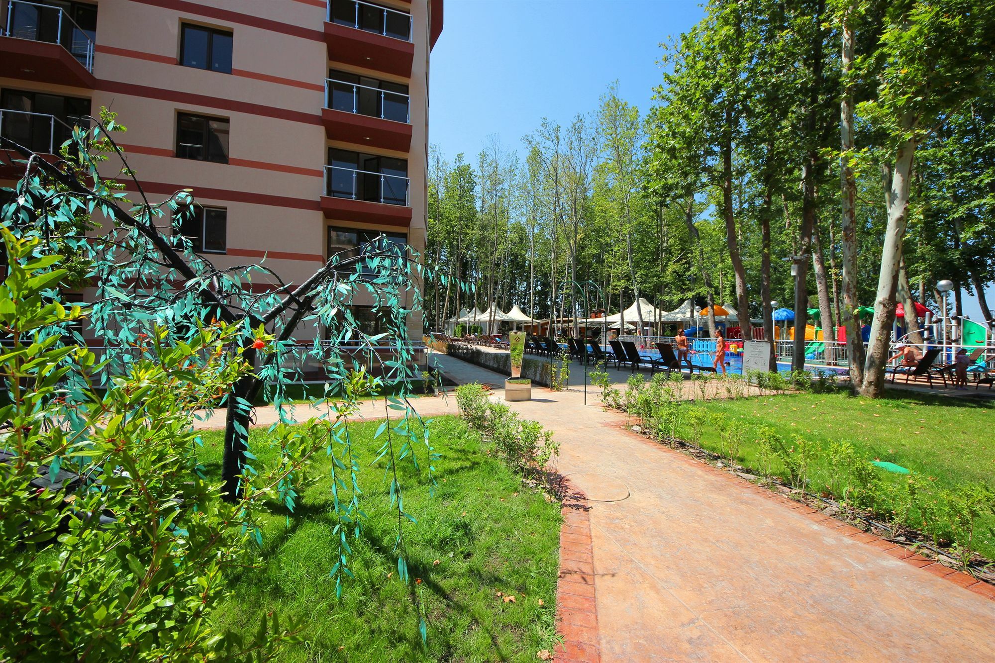 Menada Tarsis Apartments Sunny Beach Exterior foto