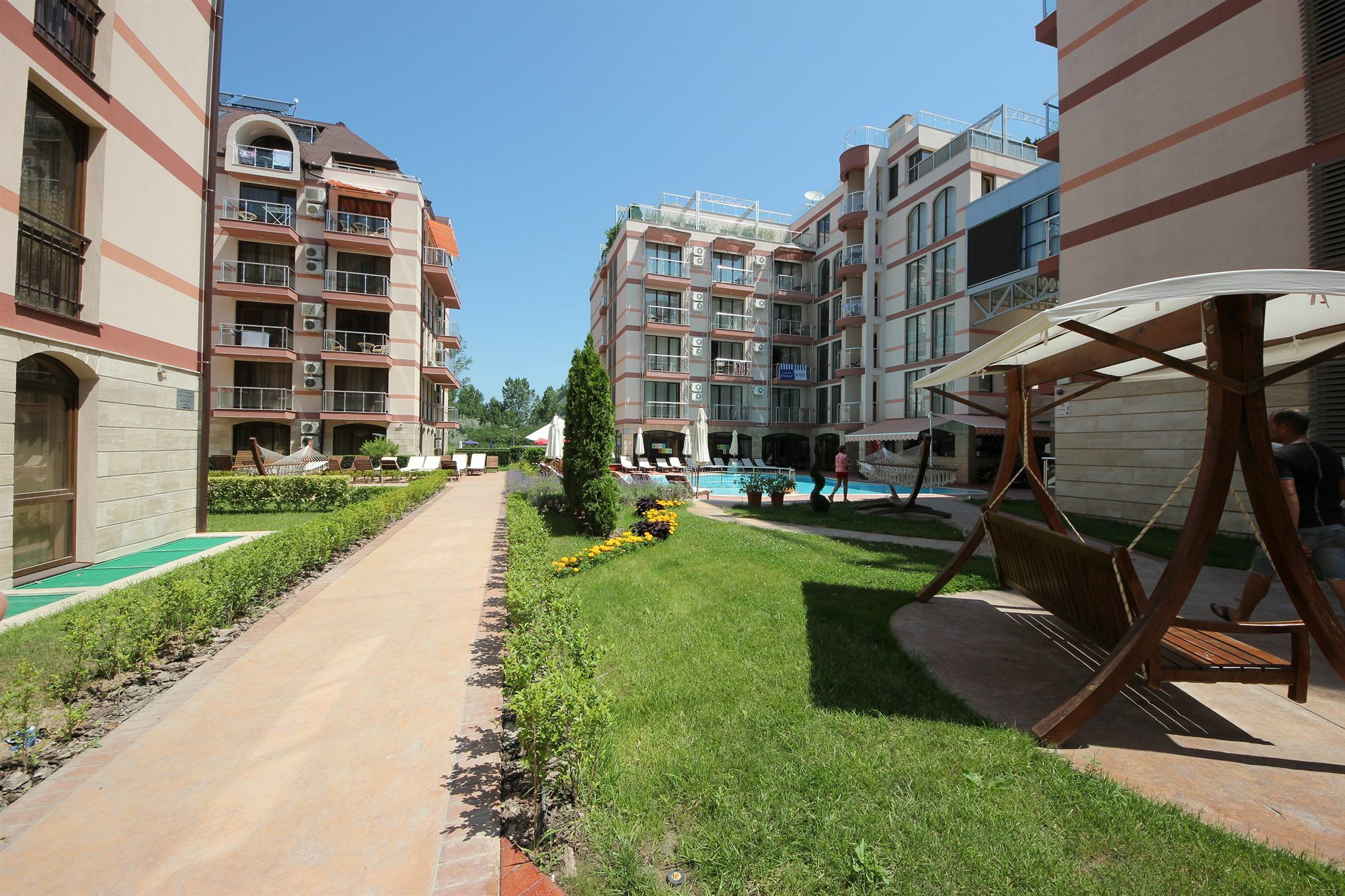 Menada Tarsis Apartments Sunny Beach Exterior foto